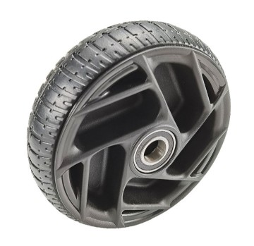 8 inch solid rubber wheel rubber  caster wheels  for trolley