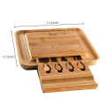 BAMBOO CHEESE BOARD cu set de cutite