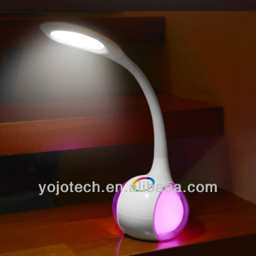 multi color changing led table lamp dimmable