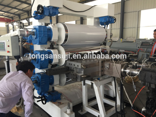 PP/PE/HIPS/ABS plastic board /sheet extrusion line, plastic board making machine