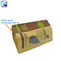 Food Grade Ziplock Pouch Kraft Paper Doypack Bag