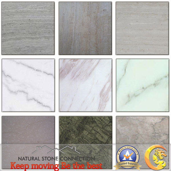 Grey/White/Black Wooden Marble for Flooring Tile, Slab