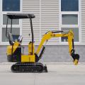 1.2ton mini hidrolik excavator dengan kabin untuk dijual