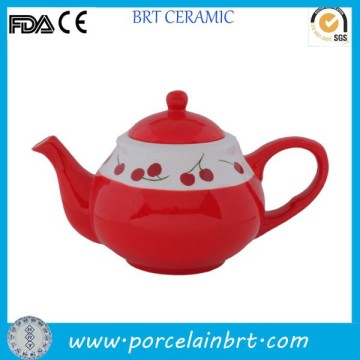 Funky decorative cherry Turkish Teapot