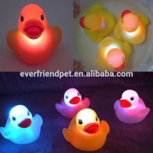 China factory led flashing bath rubber duck led rubber duck