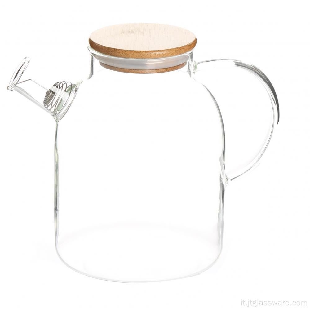 Brocca in vetro Caraffa per acqua Caraffa per bevande