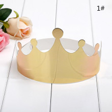 Adjustable Paper Celebration Crown Birthday Party Hat Cap Adult Kids Birthday Party Hats