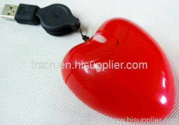 Retractable Heart Shape Mouse?