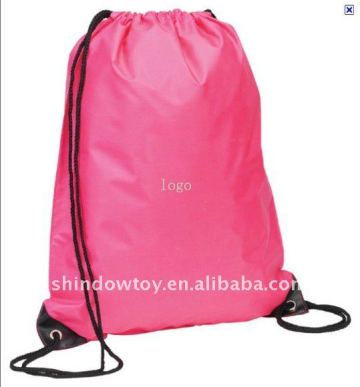 cheap Drawstring backpacks Nylon Drawstring bag foldable bag shopping bag