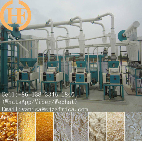 30t corn maize mill machine running in Nairobi Kenya and Lusaka Zambia