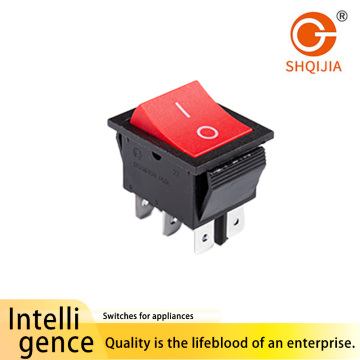 Chave oscilante em formato de barco R11 com recurso de luz