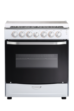 6-burner gas range with oven