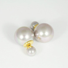 Wholesale Big Fake Pearl Stud Earrings