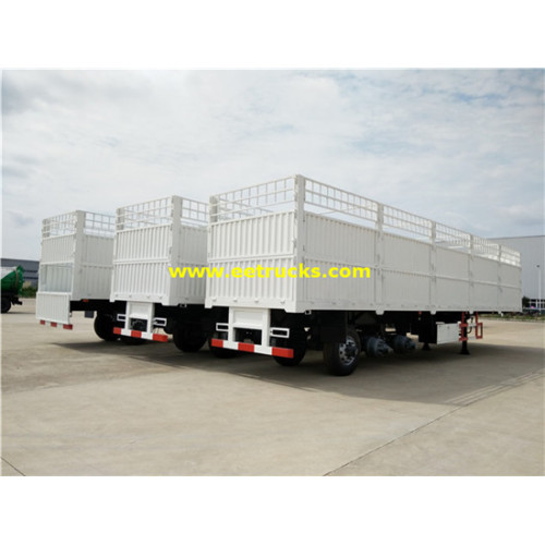 40ton 3 Axles Box Cargo Trailers