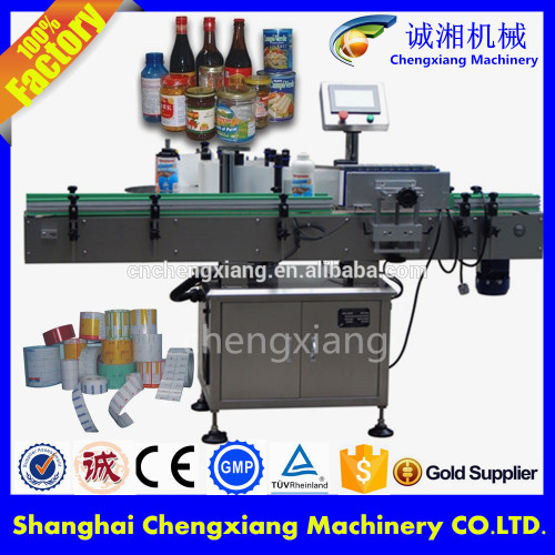 Trade assurance labeling machine for bottles,adhesive labeling machine for round bottles