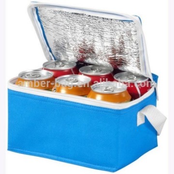 Promotional Polyester / Non woven 6 CAN COOL BAG