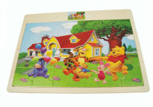 The bear jigsaw puzzle wood puzzle toy,Animal wood puzzle game toy for kid,Top quality wood puzzle playing for kids