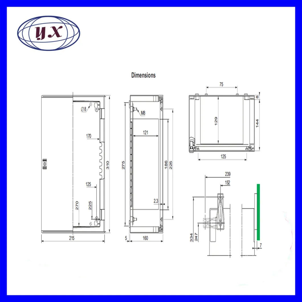 Weatherproof Polyester GRP/FRP Dewa Enclosure