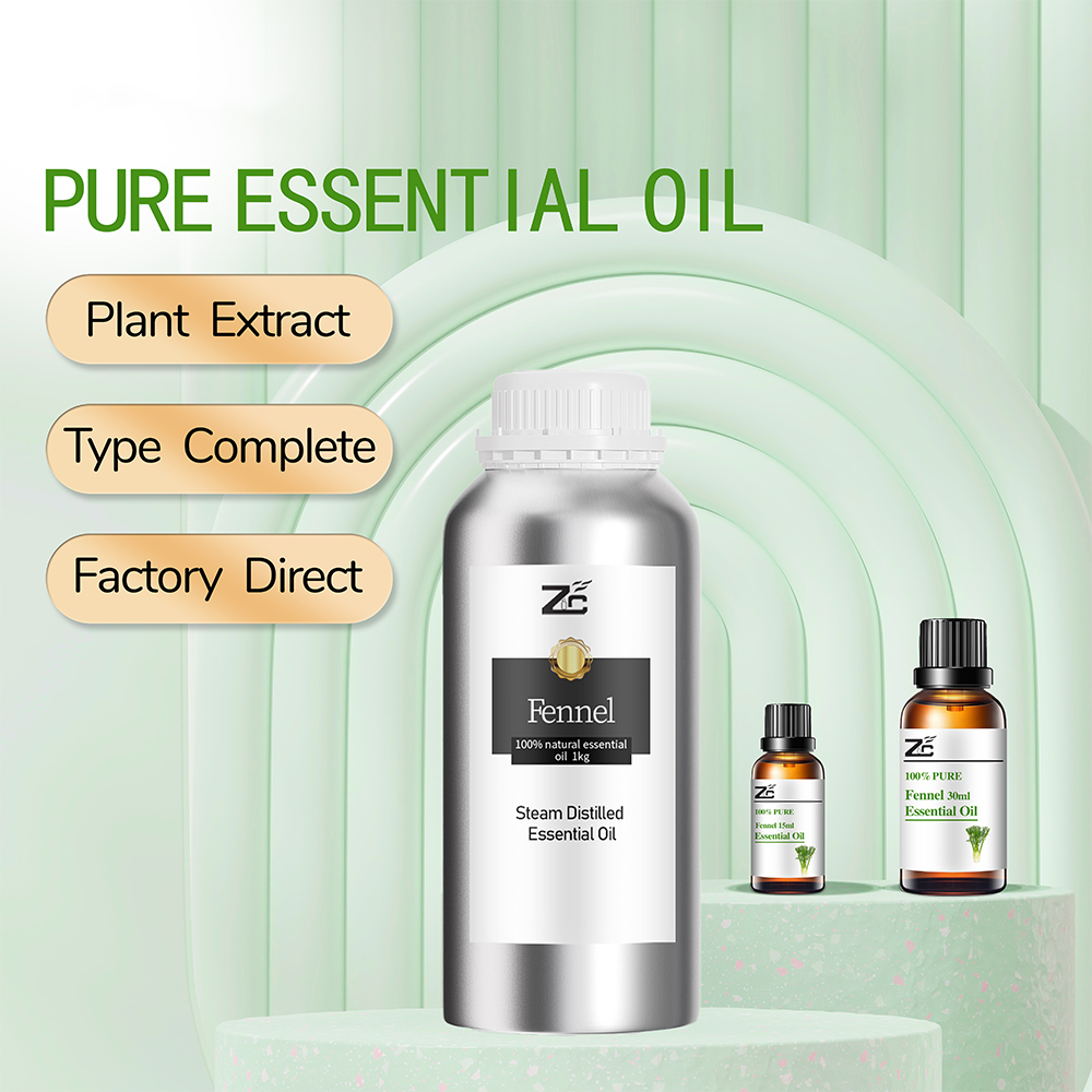 100% Natural fennel oil, fennel flavor oil, fennel fragrance oil manufacture
