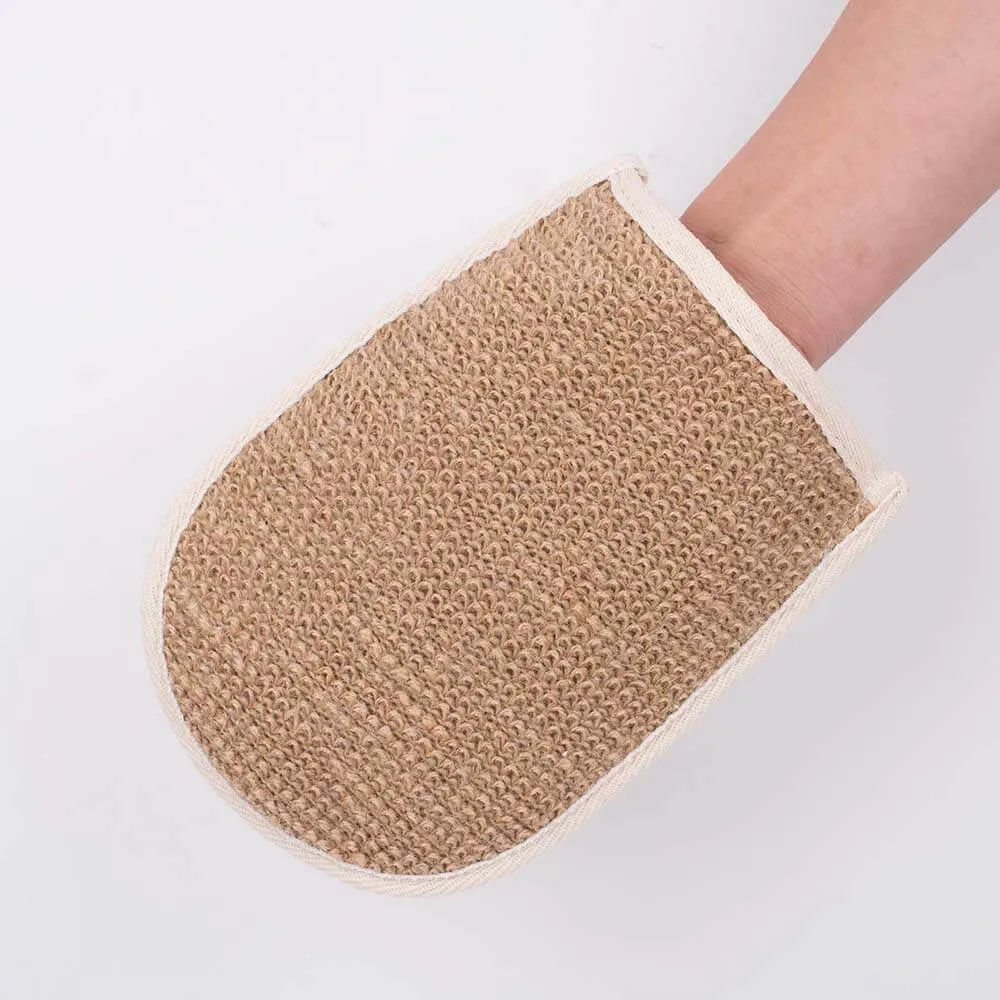 Exfoliating Natural Hemp Bath Mitt Scrubber DC-Bm054