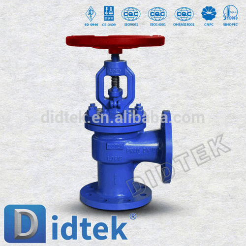 Didtek Trade Assurance Din PN16 Angle Globe Valve