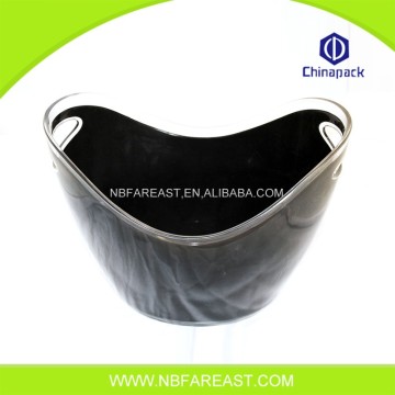 Factory direct clear plastic ice buckets wholesale