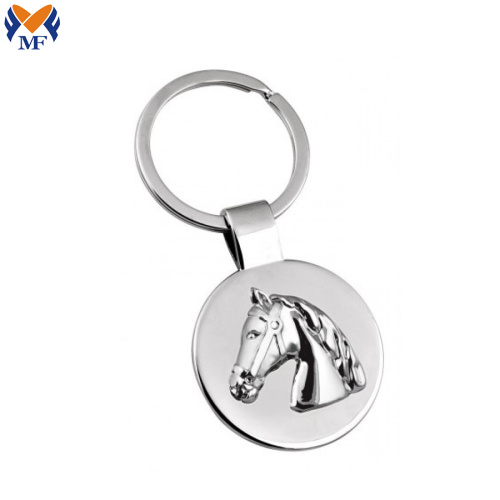Metall Zinklegierung Haustiere Emaille Pferd Schlüsselanhänger
