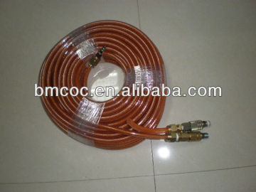 polyurethane braided hose and fitting