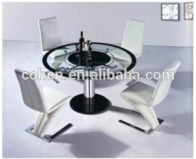 Cheap glass dining room set AH6033
