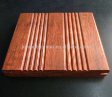 Outdoor strand woven bamboo flooring