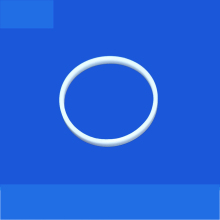 Retangle Gasket PTFE White