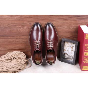 Lace Up Leather Shoes For Men
