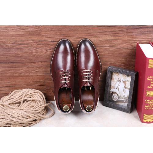 Lace Up Leather Shoes For Men