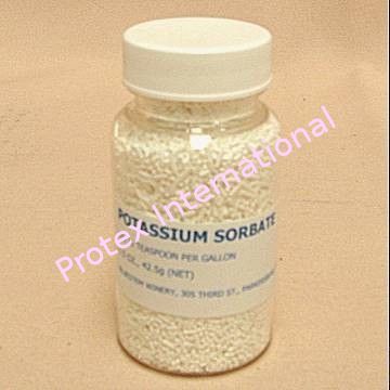 Potassium Sorbate Food Additives Preservatives , Granular Natural Preservative