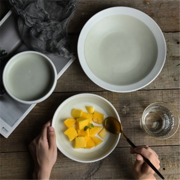 Personalized Korean Restaurant Ceramic Porcelain Dinner Set for Breakfast