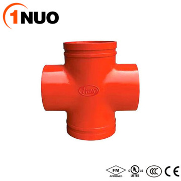 China Manufacturer of Ductile Iron Reducing Threaded Cross