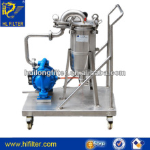 filter housing with handtruck