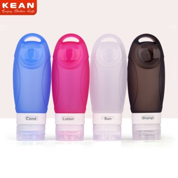 Wholesale 89 ml TSA Approved BPA Free Silicone Bottle Travel Set