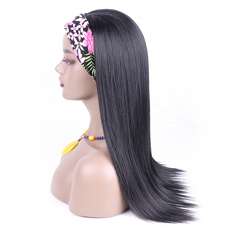 Julianna Silky Straight Body Deep Wave Braid Wig With Headband Attached Curly Synthetic Headband Wigs For Black Women