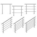 304 Wasserdichter Edelstahlstufen-Handlauf für den Außenbereich