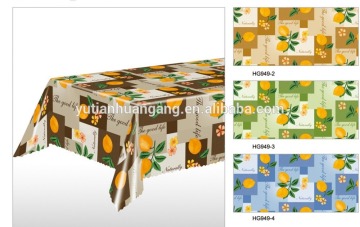 pvc tablecloth rolls with nonwoven backing