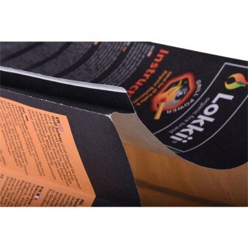 100% compost à imprimer Kraft Gusset Sac pour barbecue en barbecue