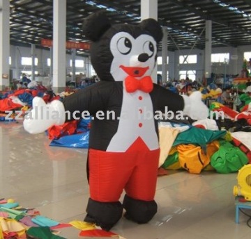 inflatable moving cartoon walking cartoon mascot