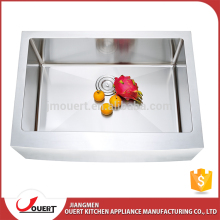 OEM accept CUPC approve universal stainless steel 304 kitchen used apron front sinks