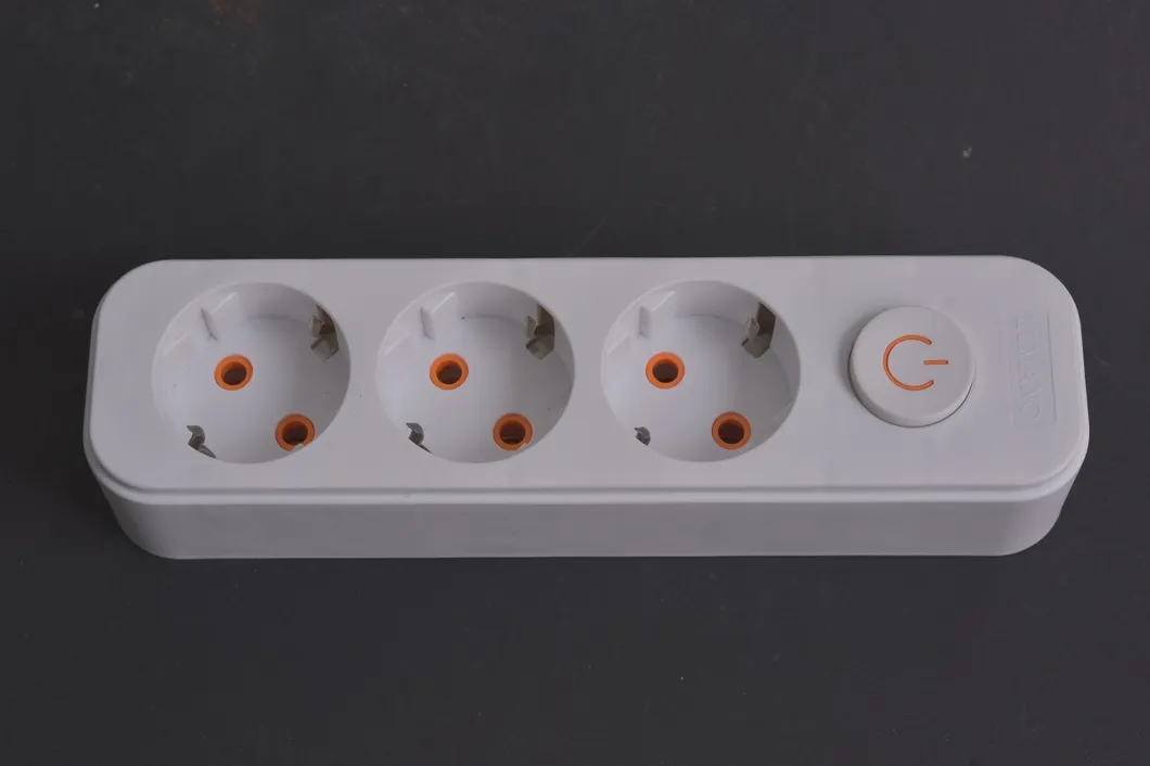 New Design 3 Gang Socket with 2USB Extension Socket