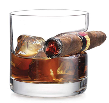 Perfect for Scotch Bourbon and Old Fashioned Cocktails Premium Whiskey Glasses