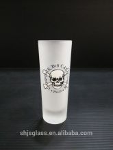 2oz Printing Frosty Mini shot l glass cup with skull logo