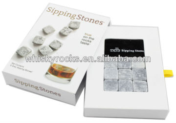 Customized whiskey stones sets Whiskey stones in bar accessories soapstone whiskey stones whisky rocks ice cubes