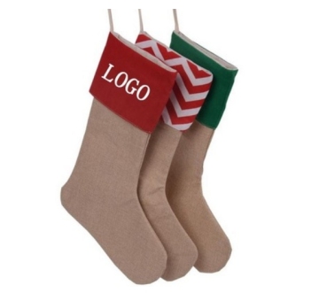 Christmas Canvas Stocking Gift Bags