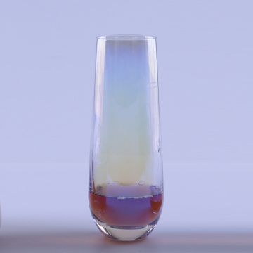 Ion Plating Rainbow Effect Set Glass Wine Glass And Pitcher